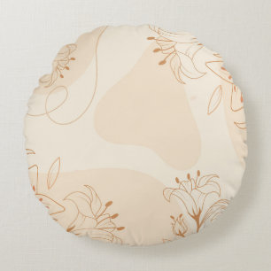 Coussin décoratif rond (40,6 cm)