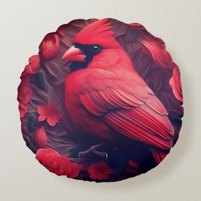 Coussin décoratif rond (40,6 cm) (Devant)