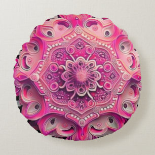 Coussin décoratif rond (40,6 cm)