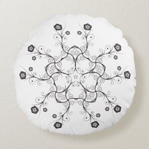 Coussin décoratif rond (40,6 cm)
