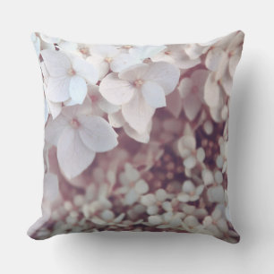 Coussin Décoratif Rose Fuchsia Hortensia Floral Bo