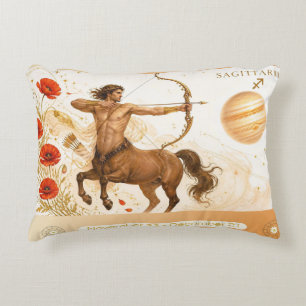 Coussin décoratif Sagittaire Art Nouveau