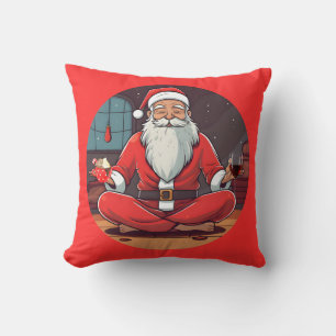 Coussin décoratif Santa Yoga