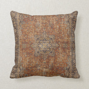 Coussin décoratif - tapis antique oriental throw pillow
