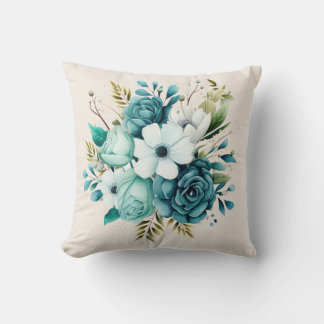 Coussin décoratif Turquoise bleu turquoise clair