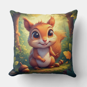 Coussin Décoration d'animaux de forêt pour des pièces de c