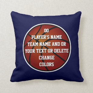 Coussin Décoration de basketball personnalisée pour chambr