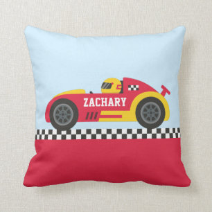 Coussin Décoration de chambre de garçons avec pilote en vo