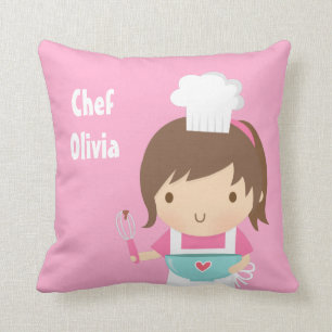 Coussin Décoration de chambre pour filles de boulanger pât