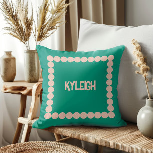 Coussin Décoration de chambre universitaire personnalisée 