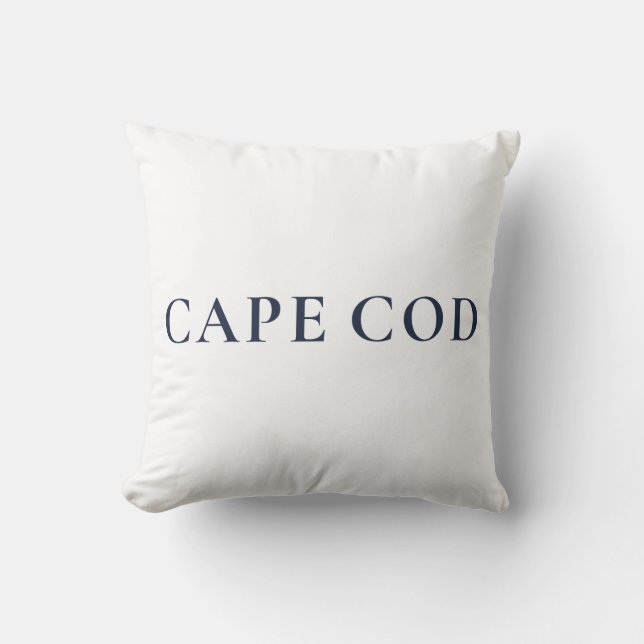 Coussin Décoration de maison côtière prépa de Cape Cod (Recto)