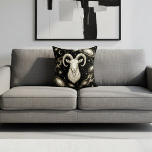Coussin Décoration de maison Galaxy Capricorne Zodiaque Cé