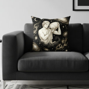 Coussin Décoration de maison Galaxy Verseau Zodiaque Céles