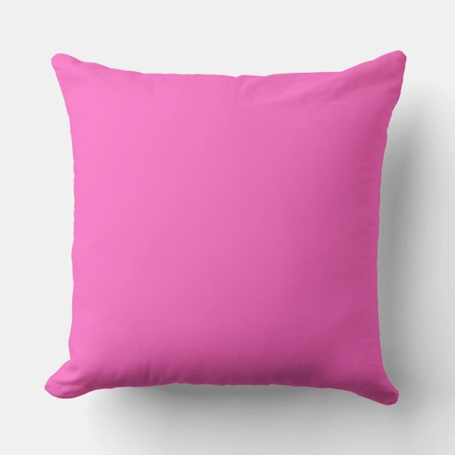 Coussin Décoration de maison rose gris réversible (Recto)