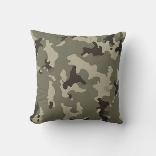 Coussin Décoration de Maison Rustique et Cosy avec Camoufl