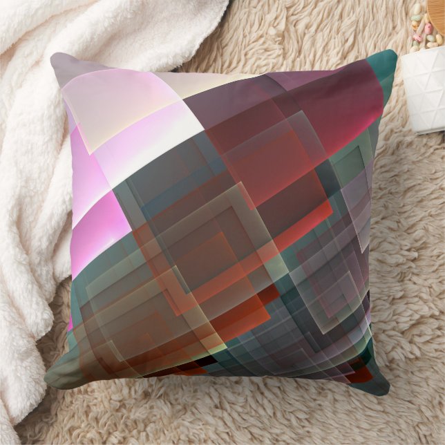 Coussin Décoration géométrique abrégée (Couverture)