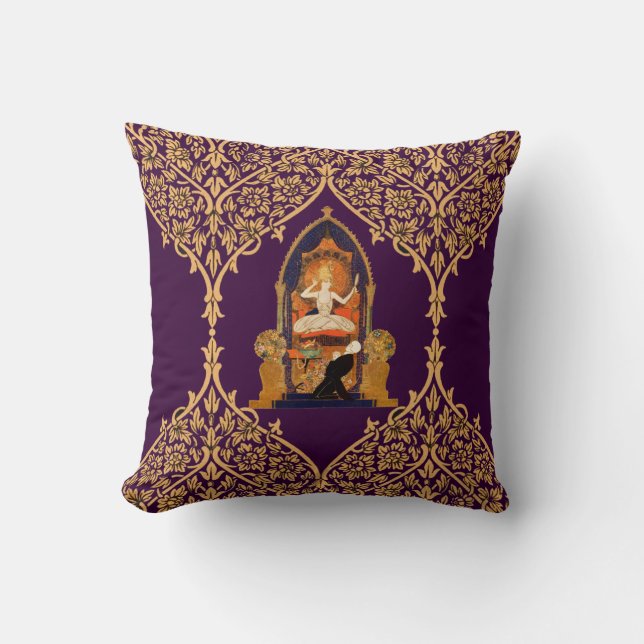 Coussin Décoration indienne de déesse de femme d'homme de (Recto)