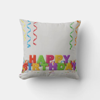 Coussin Décoration Joyeux Anniversaire