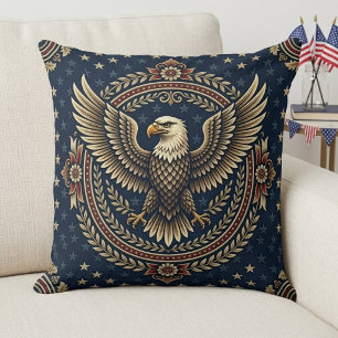 Coussin Décoration rustique vintage patriotique américaine