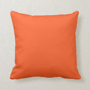 Coussin Décoration sobre d'orange vif 