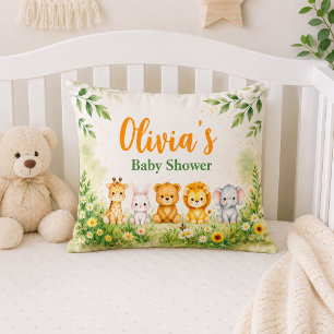 Coussin Décorations de fête prénatale pour bébé avec des a