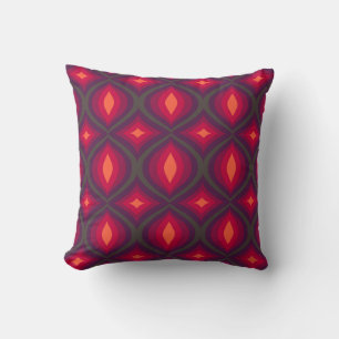 Coussin décorative rétro les années 70 style année