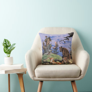 Coussin décorative "soirée mystérieuse"