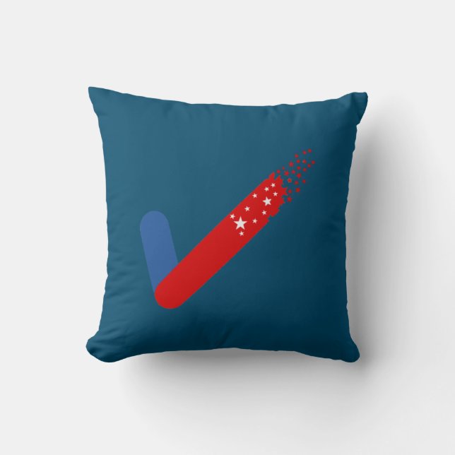 Coussin Découvrez America First July 4 (Recto)