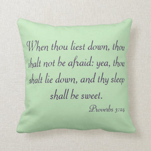 Coussin d'écriture sainte de sommeil