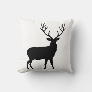Coussin Deer Buck Rustic Country Farmhouse Minimal