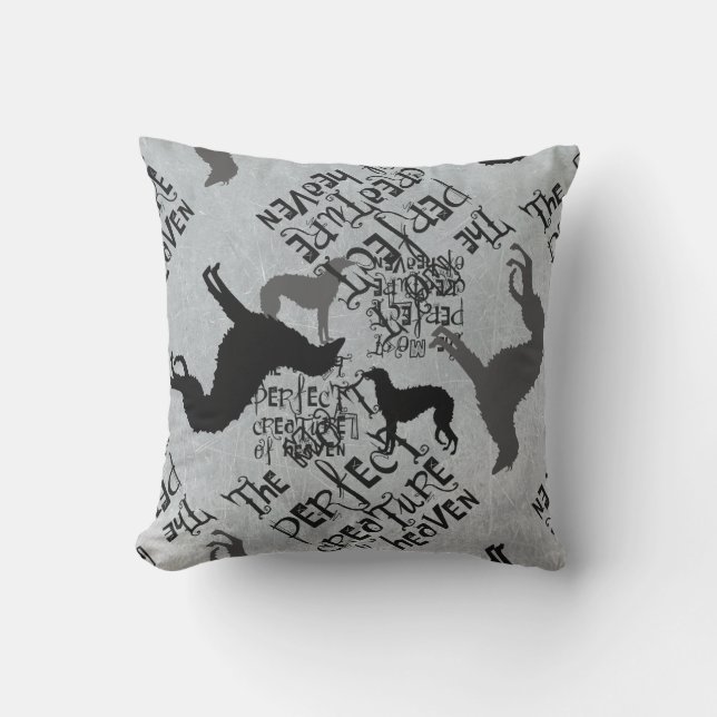 Coussin Deerhound Texto (Recto)