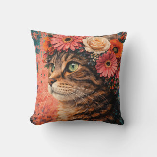 Coussin Déesse de Prairie Vintage Giclée