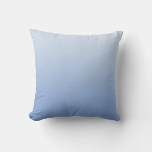 Coussin Dégradé bleu léger de la barbe-de-jardinier