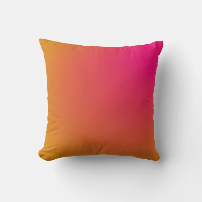 Coussin Dégradé rose et orange (Recto)