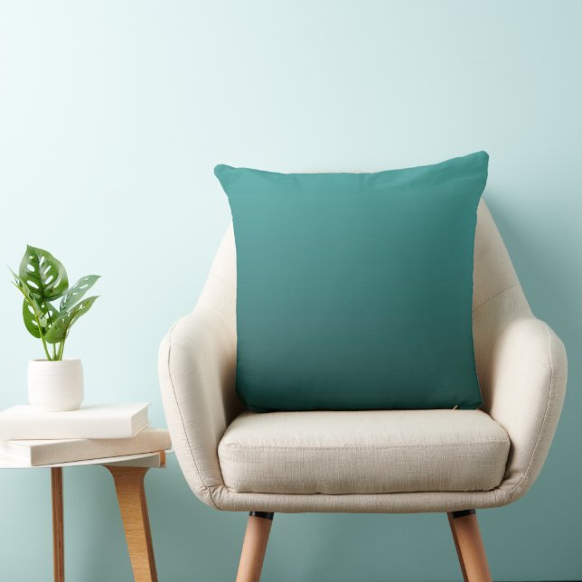 Coussin Dégradé Vert - foncé à clair | Fond d'ambiance | (Chaise)