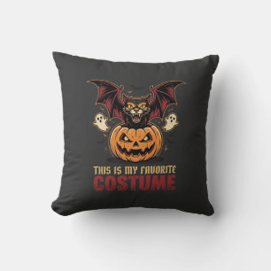 Coussin Déguisement Halloween Monstre Citrouille Gothique