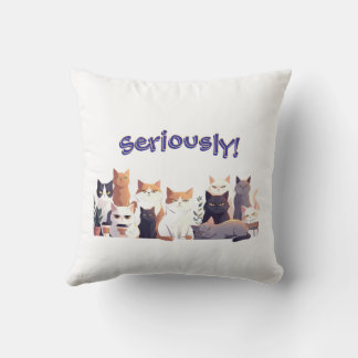 Coussin Déjà jugé, sérieusement ! recto verso