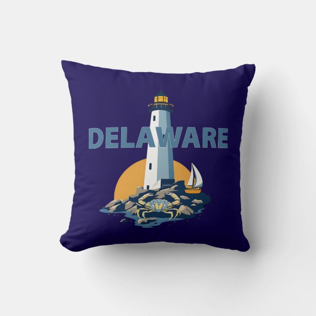 Coussin Delaware, États-Unis d'Amérique (Recto)