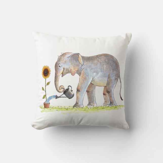Coussin d'éléphant de bébé (Recto)