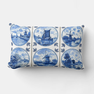 Coussin Delft Style Tiles