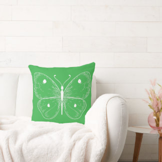 Coussin Delicate Sketch Butterfly