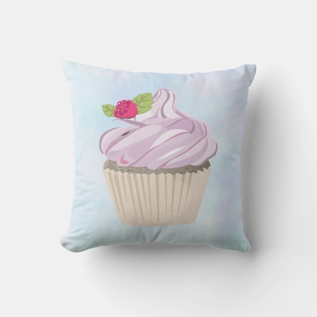 Coussin Délicieux brioche rose sur le dessus (Recto)