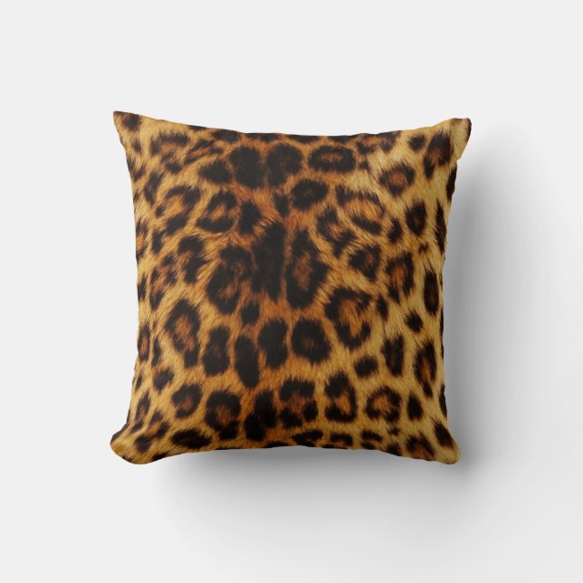 Coussin d'empreinte de léopard (Recto)