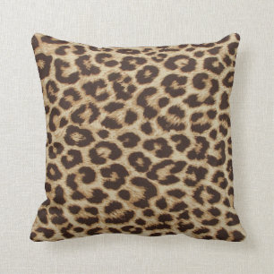 Coussin d'empreinte de léopard