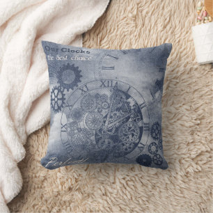 Coussin Denim Steampunk