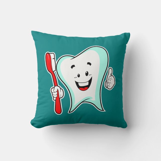 Coussin Dental Care Happy Tooth (Recto)