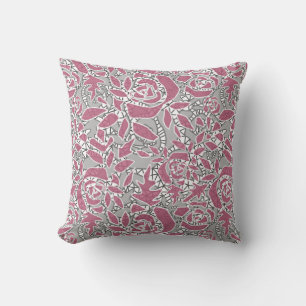 Coussin Dentelle abstraite sans couture romantique rétro r
