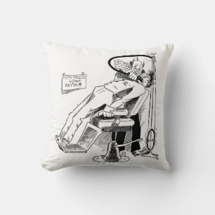 Coussin Dentiste amusant croquis