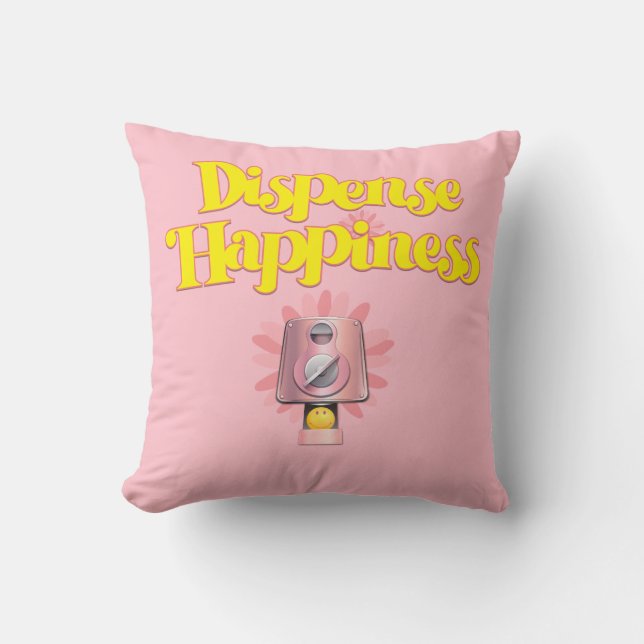 Coussin Dépenser le bonheur (Recto)