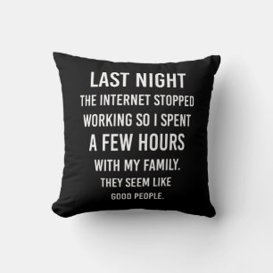 Coussin Dernière Nuit Internet Arrêté De Fonctionner..  Dr